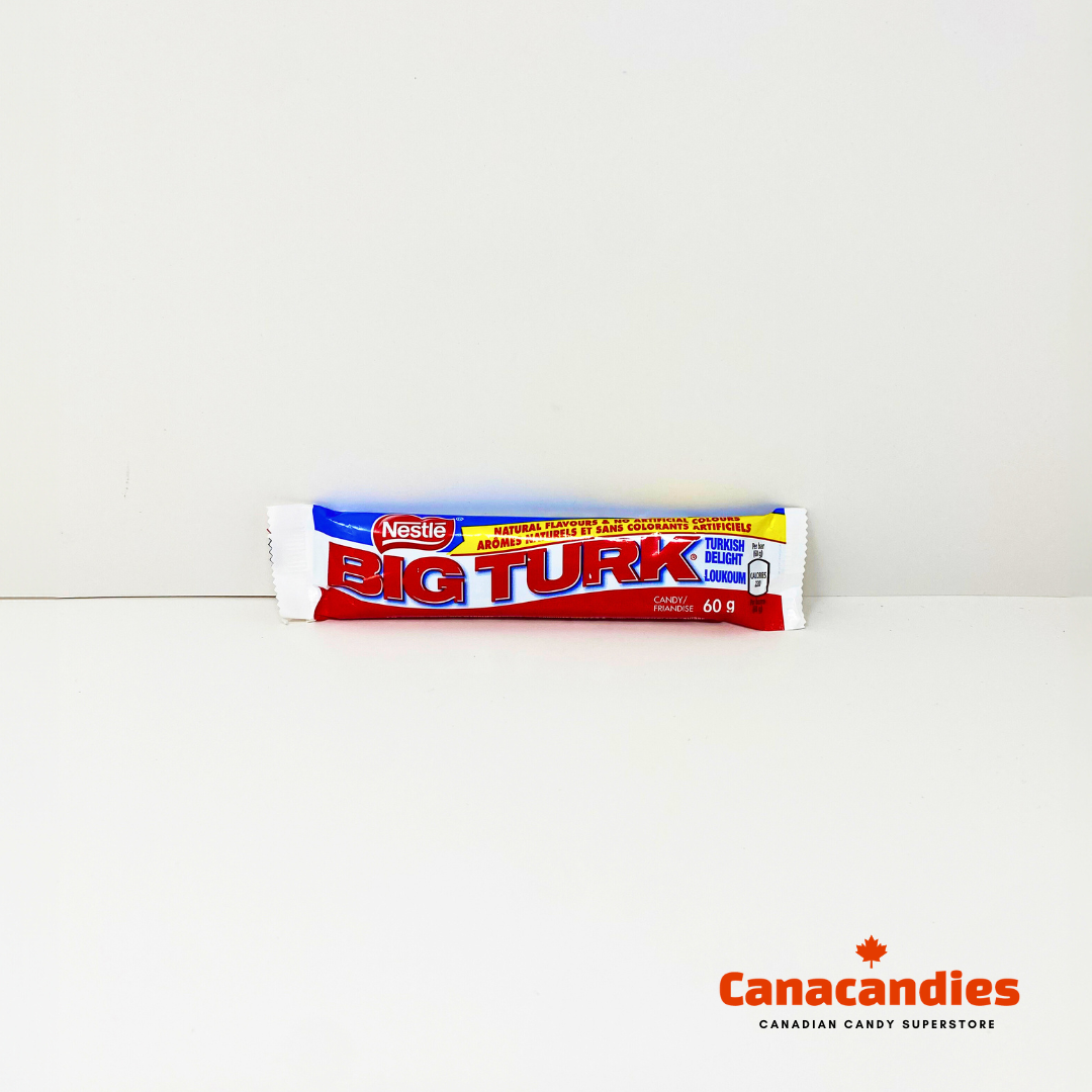 BIG TURK CHOCOLATE BAR | CANADA’S UNIQUE TURKISH DELIGHT FILLED TREAT | 6 PACK