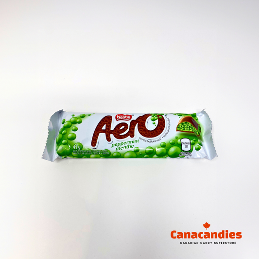 AERO MINT & MILK CHOCOLATE BAR | ICONIC CANADIAN CHOCOLATE WITH AIRY BUBBLES | 6 PACK