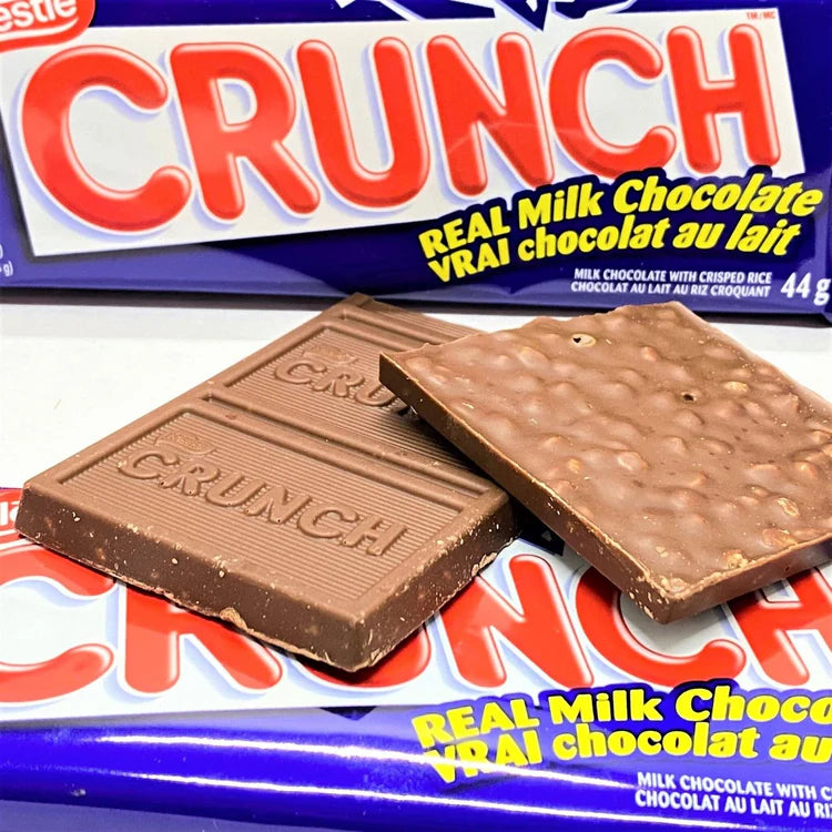 NESTLE CRUNCH | MILK CHOCOLATE WITH CRISPED RICE | AIRY AND DELIGHTFULLY CRUNCHY | 6 PACK