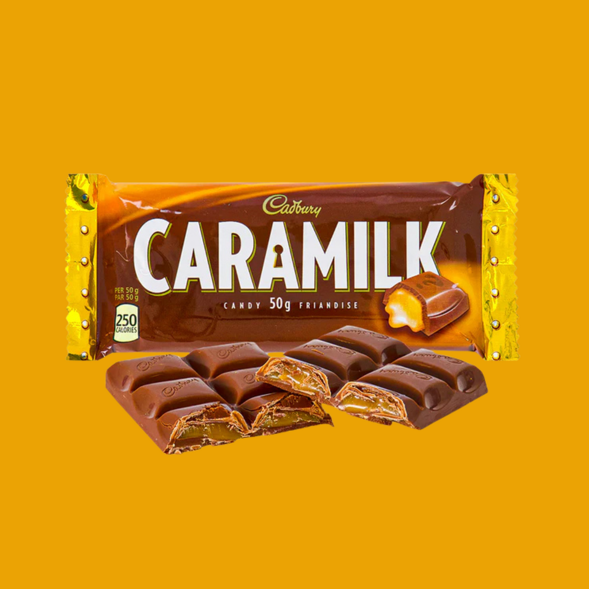 CARAMILK | SMOOTH CARAMEL FILLED CANADIAN CHOCOLATE BAR | 6 PACK